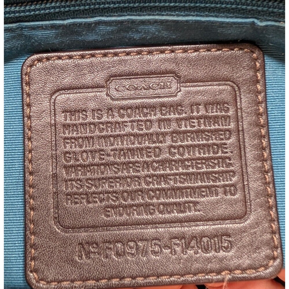 Coach Chelsea Brown Leather Crossbody Shoulder Bag Soft Leather - Picture 5 of 7